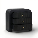Hump 38" Arched 3-Drawer Bedside Chest