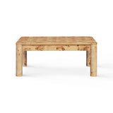 Berri 39" Natural Burl Coffee Table