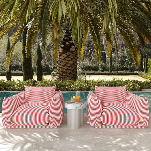 Saint Tropez Stuffed Indoor/Outdoor Armchair
