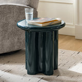 Mycale End Table-DARK GREEN
