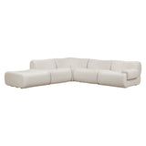 Zenith 5-Piece Contract-Grade Upcycled Fabric Modular Sectional