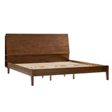Claus Solid Wood Platform Queen Bed