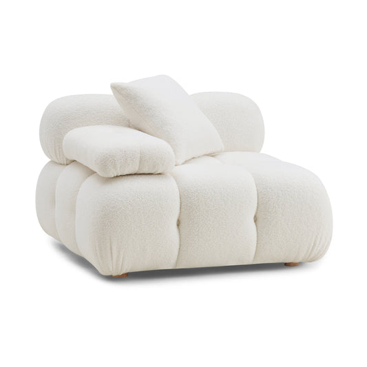 Calliope Performance Vegan Shearling Modular Corner Chair