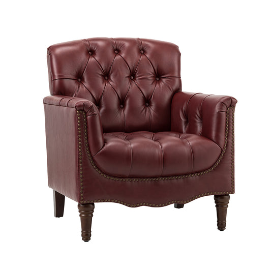 Elijah Genuine  Leather Armchair