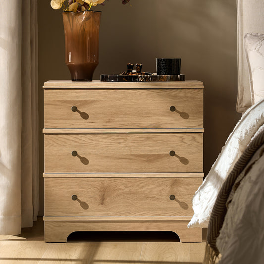 Bridget 3-Drawer Nightstand
