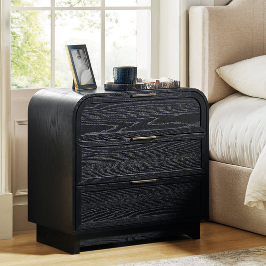 Yanick 3-Drawer Nightstand