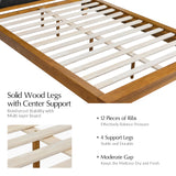 Walter Solid Wood Platform Queen Bed