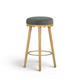 Oodle Performance Vegan Mohair Bar and Counter Stool