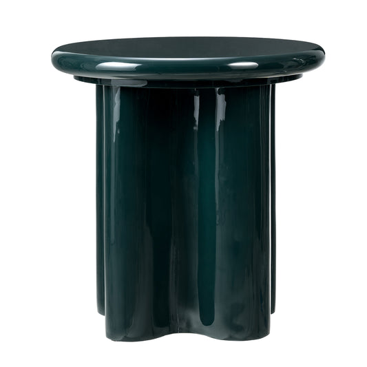 Mycale End Table-DARK GREEN