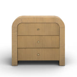 Hump 38" Arched 3-Drawer Bedside Chest