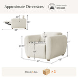Tobias Power Recliner-IVORY