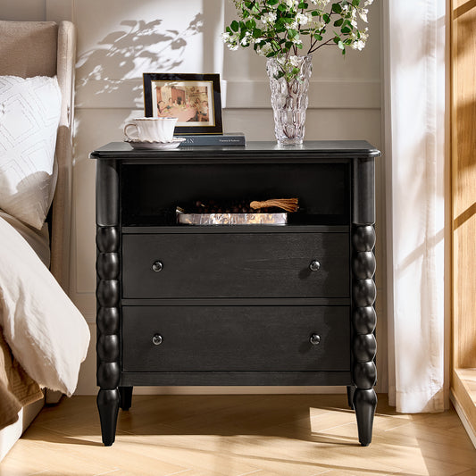 Alex 28"W 3-Drawer Nightstand