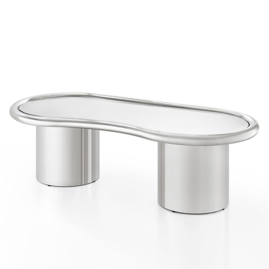 Sorya 51" Chrome Coffee Table