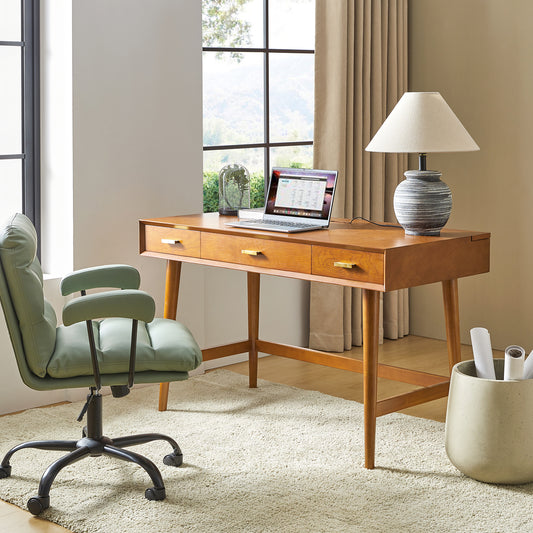 Erich Modern Computer Desk with USB