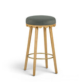 Oodle Performance Vegan Mohair Bar and Counter Stool