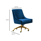 Beatrix Performance Velvet Office Swivel Chair