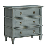 Lev 3-Drawer Nightstand