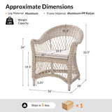 Araquil outdoor dining armchair