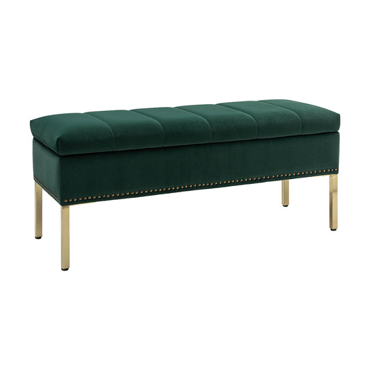 Fabio Upholstered Flip Top Storage Bench