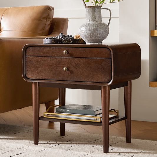 Rudol 2-Drawer End Table