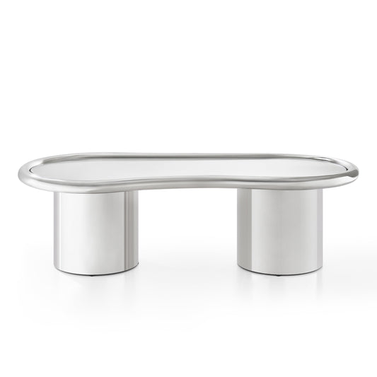 Sorya 51" Chrome Coffee Table