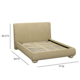 Rayne Textured Fabric Bed