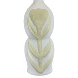 Edith Curved Papier Mache Flower Pleated Table Lamp