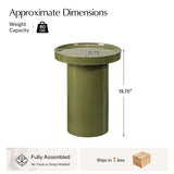 Musae End Table-OLIVE