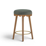 Oodle Performance Vegan Mohair Bar and Counter Stool