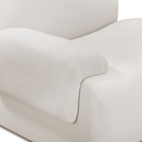 Zenith Contract-Grade Upcycled Fabric Corner Chair
