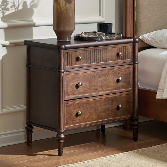Derk 3-Drawer Nightstand