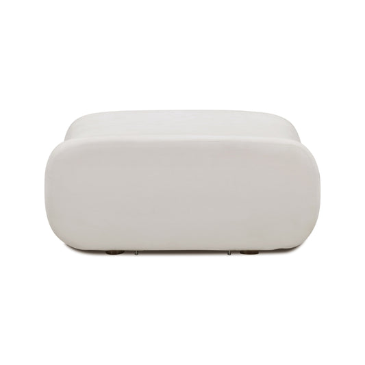 Zenith Contract-Grade Upcycled Fabric Ottoman