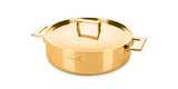 Frying pan 2 handles 'Attiva' gold