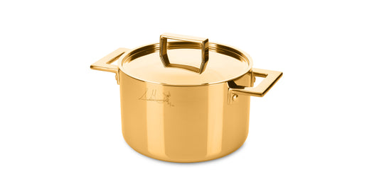 Deep pot 'Attiva' gold