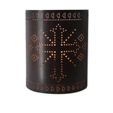 Metal Cross Arrow Western Wall Sconce, 4 MOQ