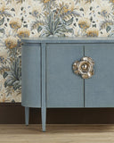 Briallen Blue Demi-Lune Cabinet