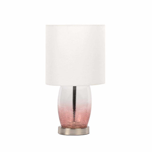 Pertek White Glass Table Lamp - Clearance