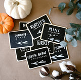 Mini Chalkboard Signs for Food
