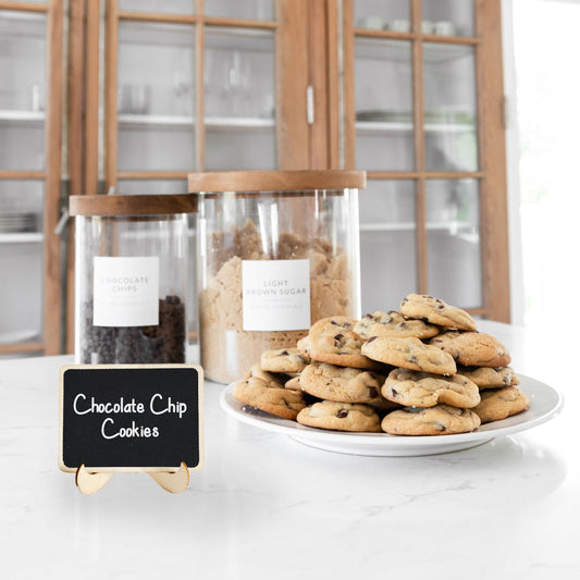 Mini Chalkboard Signs for Food 18 Pack Set