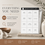 Minimalist Pantry Labels