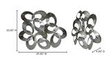 Looped Metal Wall Décor