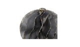 Iron Orb White Marble