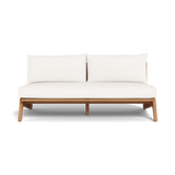 MLB TEAK 2 Seat Armless Sofa