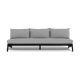 MLB TEAK 3 Seat Armless Sofa