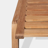 MLB TEAK 3 Seat Armless Sofa