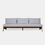 MLB TEAK 3 Seat Armless Sofa