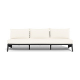 MLB Aluminum 3 Seat Armless Sofa