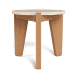 MLB TEAK Round Side Table