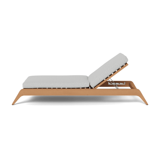 MLB TEAK Slatted Sun Lounge