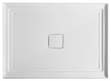 ANZZI Fissure 48" x 36" Single Threshold Shower Pan, Durable Marine Grade Acrylic, cUPC Certified, Center Drain, Contemporary Style